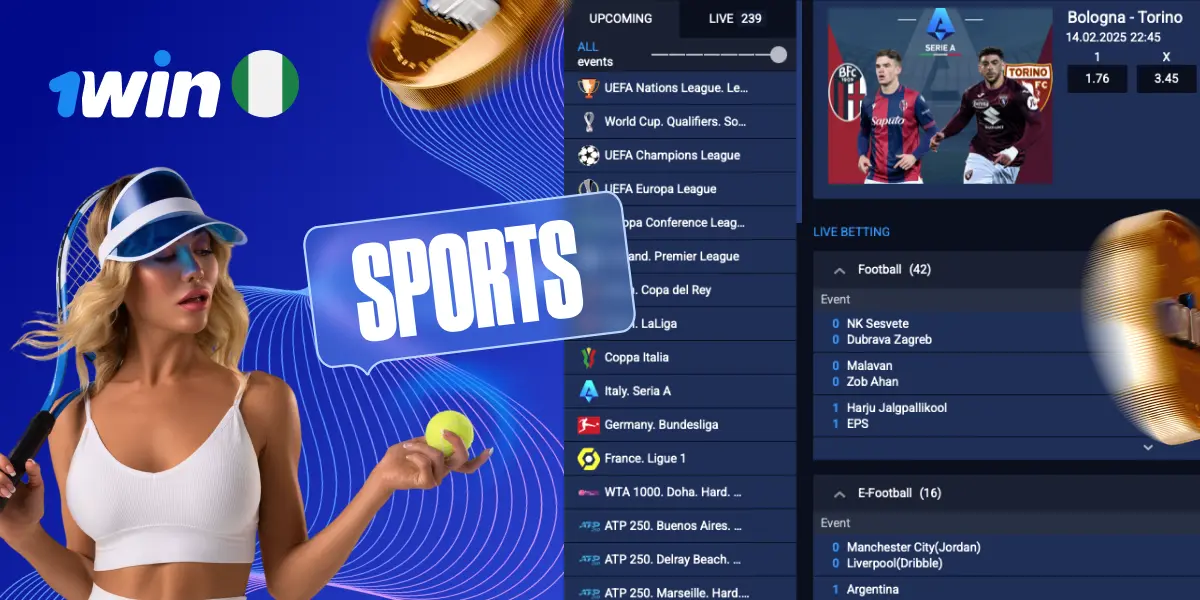 1win Nigeria sports betting online platform
